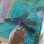 show work painting Kristen Kalp